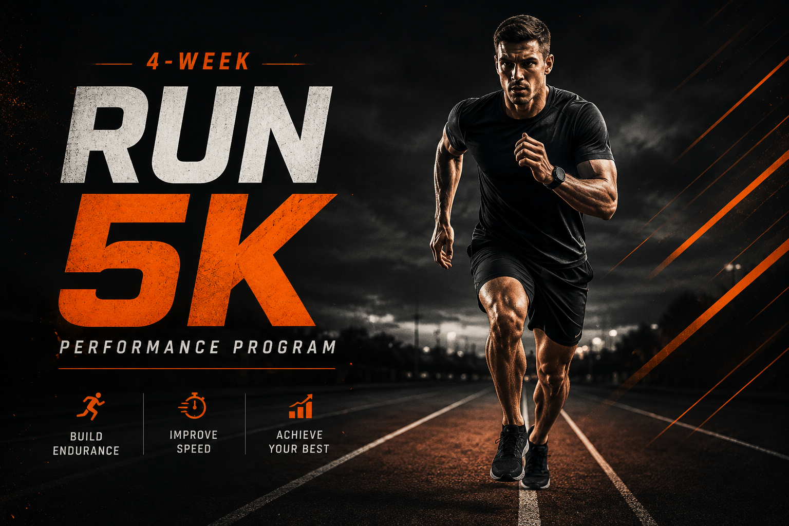 Run 5K Under 20:00 — 8 Weeks