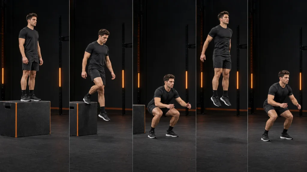 Depth Jump exercise technique
