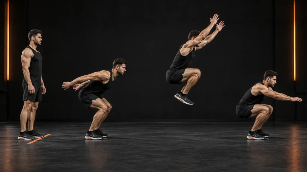Broad Jump exercise technique